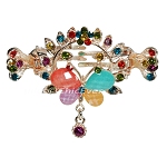 Haargreifer Schmetterling&Blume Haarspange Haarkneifer Haarklammer Metall & Strass bunt lila blau rot gold 5003e Haargreifer Schmetterling&Blume Haarspange Haarkneifer Haarklammer Metall & Strass bunt lila blau rot gold 5003e